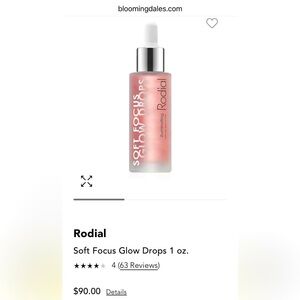 Rodial glow, illuminate radiant focus brightens the complexion perfecting